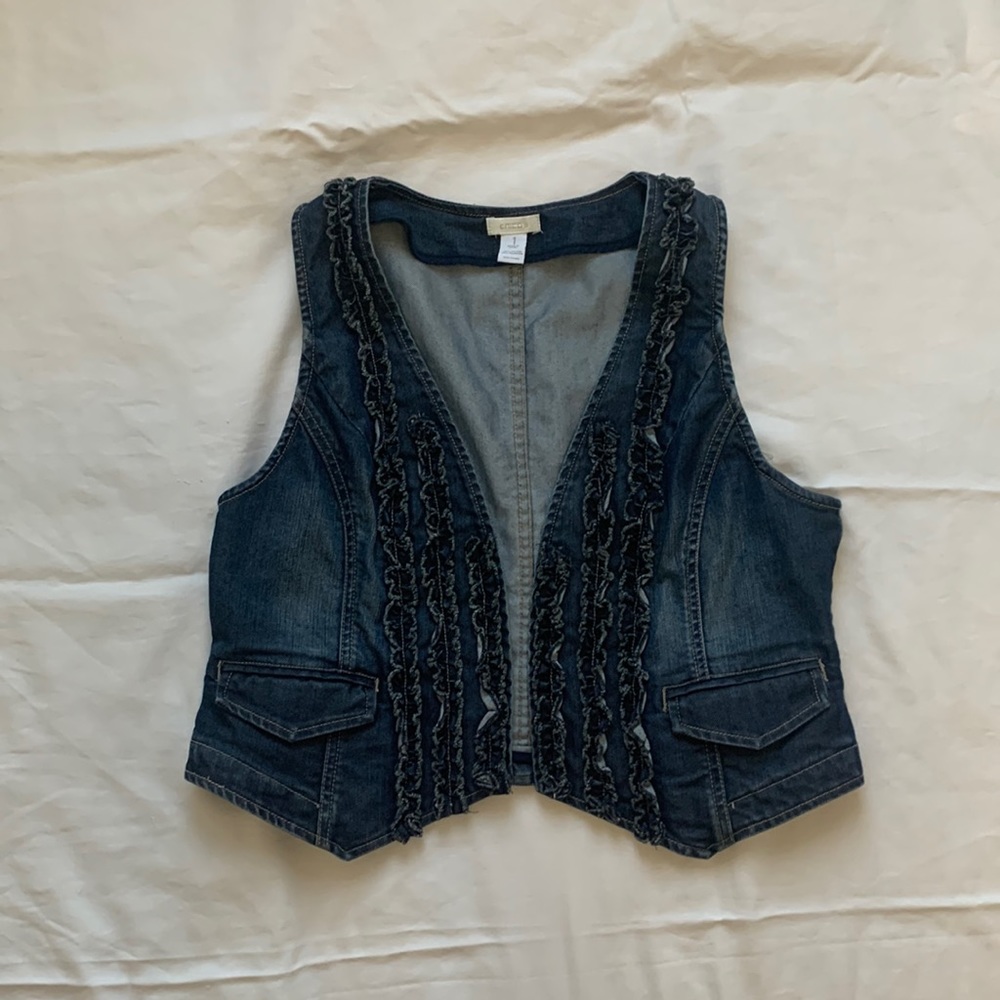 Vintage Chicos Denim Vest